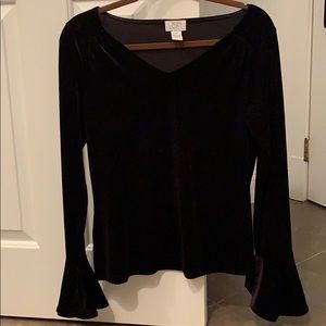 LOFT velvet top